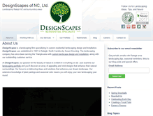Tablet Screenshot of designscapesofnc.com